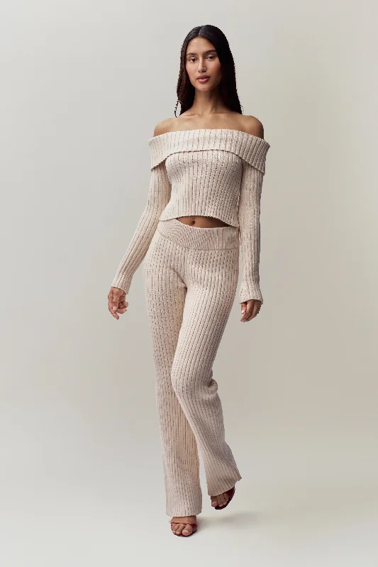 Thalia Off Shoulder Sweater